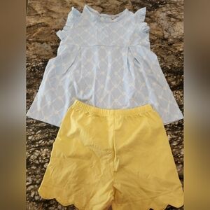 Blue and Yellow  Outfit